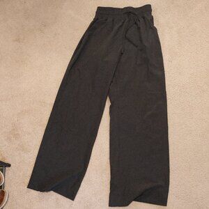 Black Wide-legged Athleisure Pants